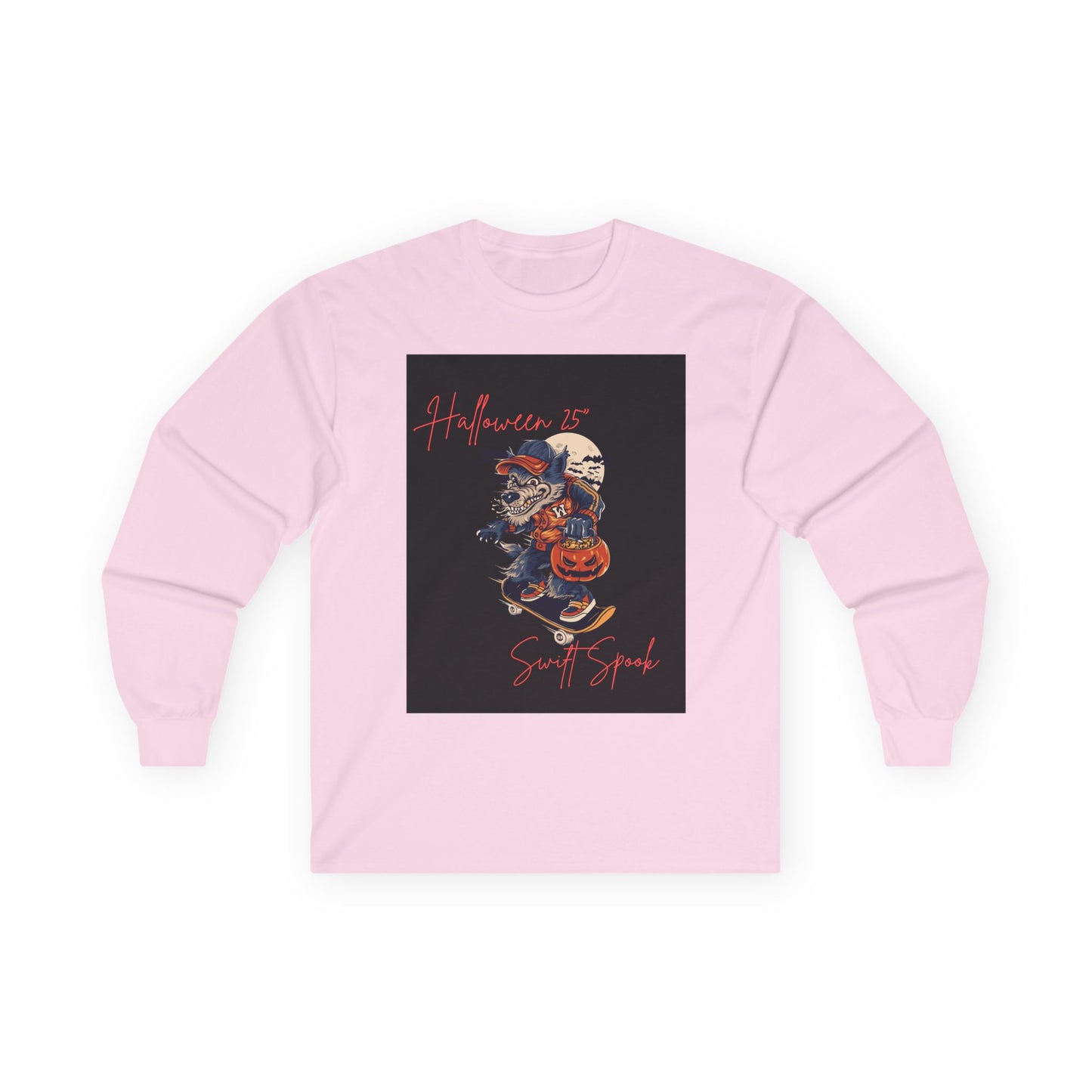 Halloween Spirit Unisex Long Sleeve Tee, Spooky Vibes Shirt, Fall Fashion, Costume Party Top, Festive Halloween Apparel