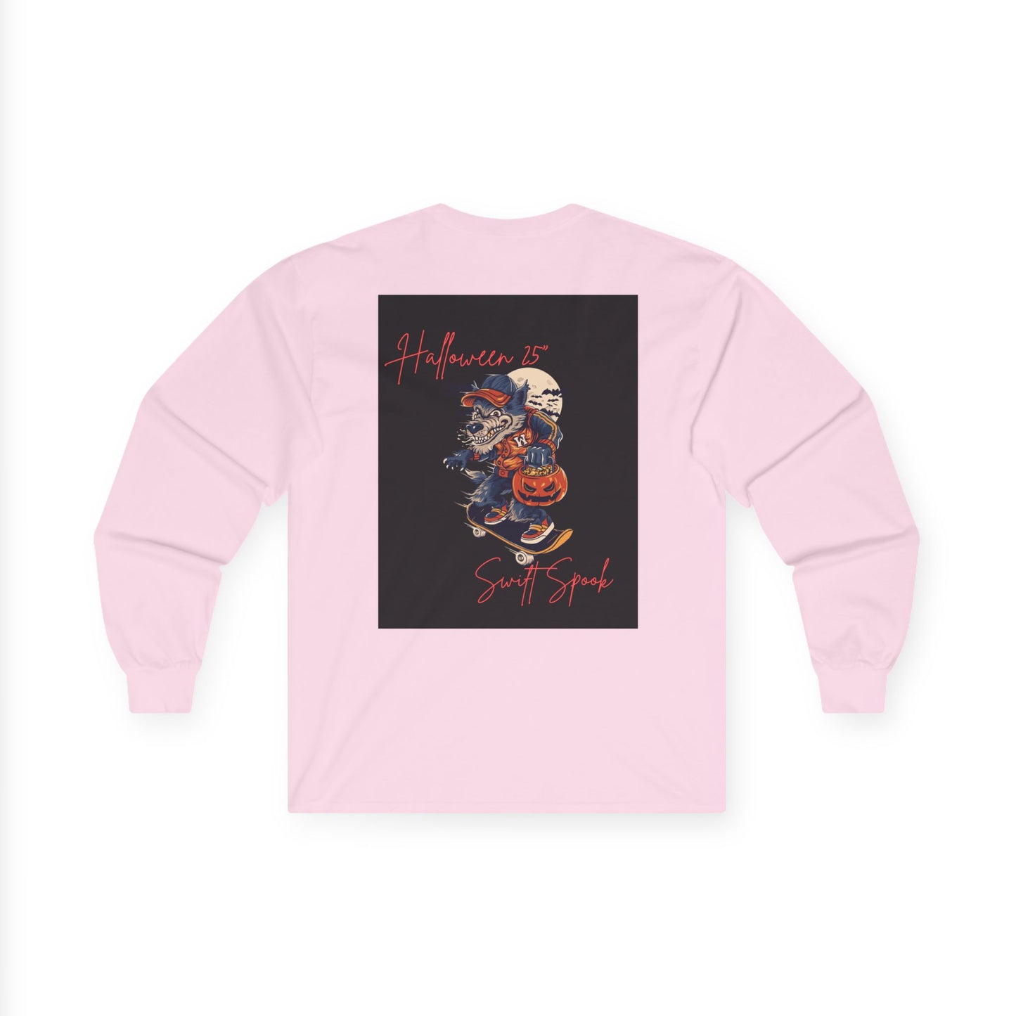 Halloween Spirit Unisex Long Sleeve Tee, Spooky Vibes Shirt, Fall Fashion, Costume Party Top, Festive Halloween Apparel