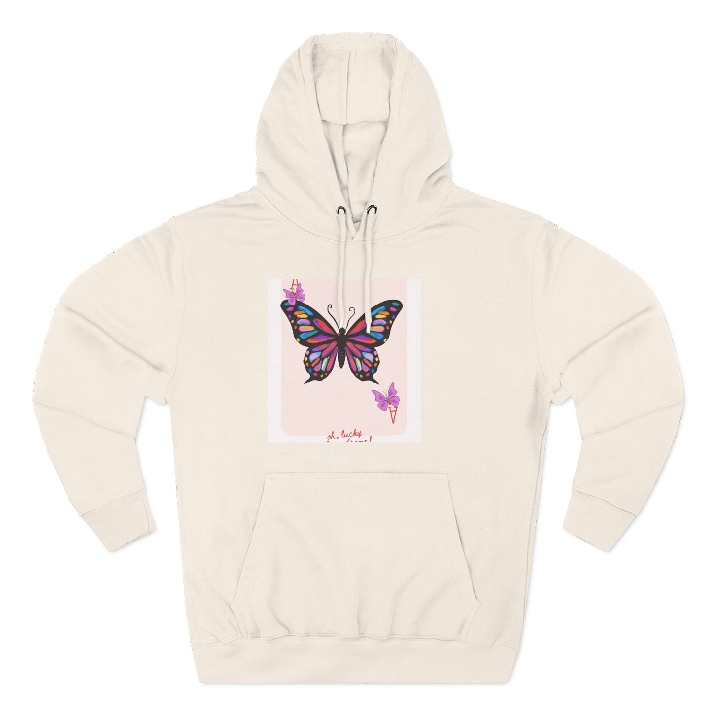 Butterfly Bliss Fleece Hoodie - Artistic Butterfly Design, Cozy Layer, Gift for Her, Eco-friendly Sweatshirt, Nature Lover, [...]