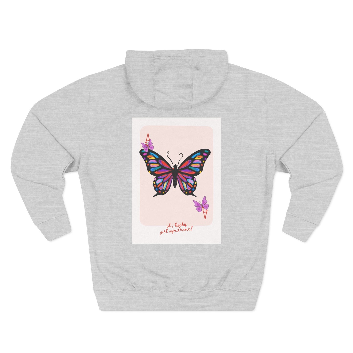 Butterfly Bliss Fleece Hoodie - Artistic Butterfly Design, Cozy Layer, Gift for Her, Eco-friendly Sweatshirt, Nature Lover, [...]