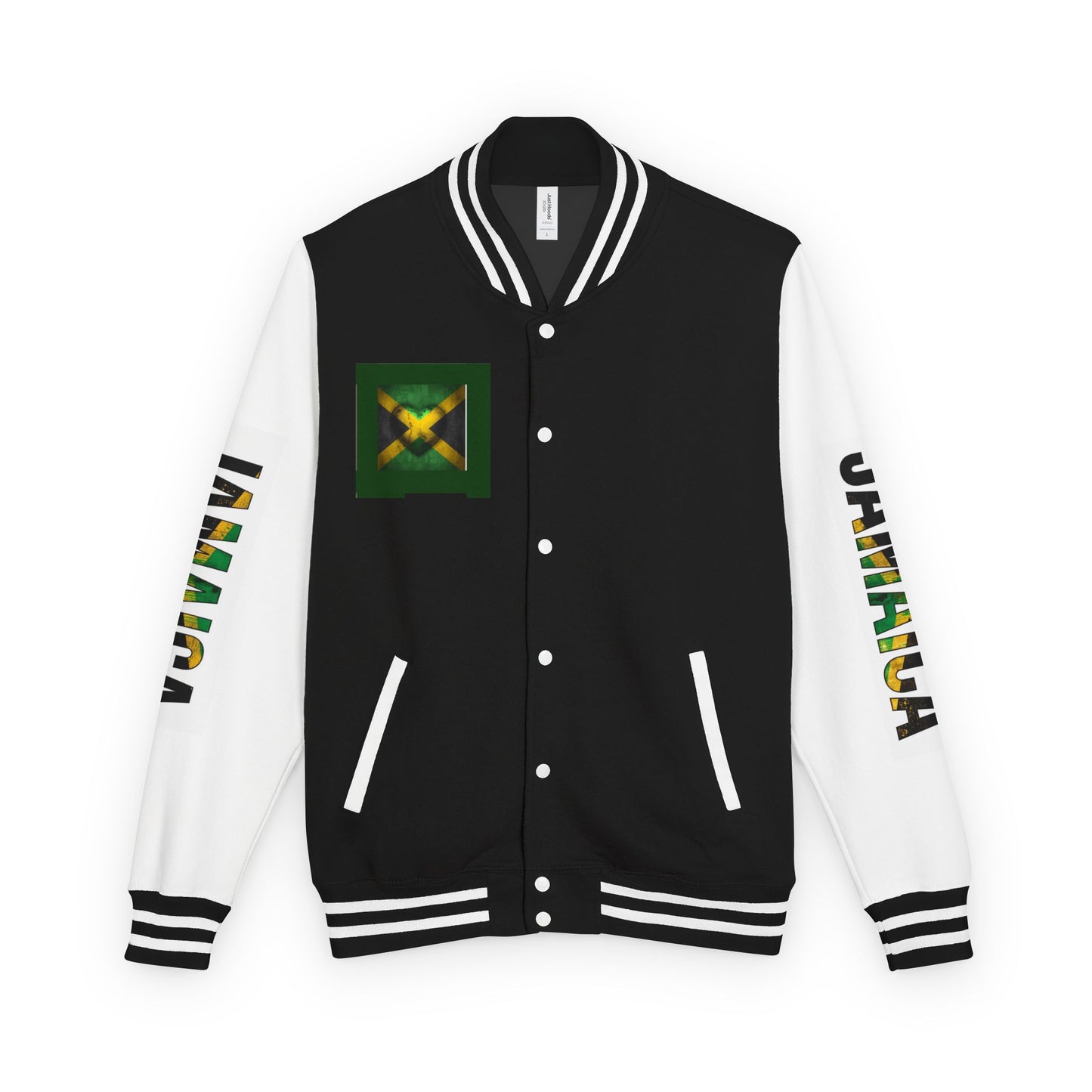 Jamaican Pride Letterman Jacket - Unisex Heavyweight