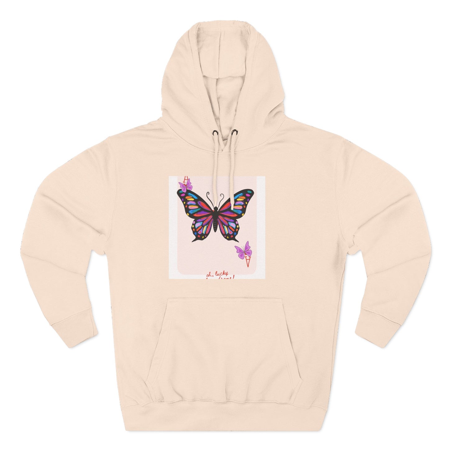 Butterfly Bliss Fleece Hoodie - Artistic Butterfly Design, Cozy Layer, Gift for Her, Eco-friendly Sweatshirt, Nature Lover, [...]