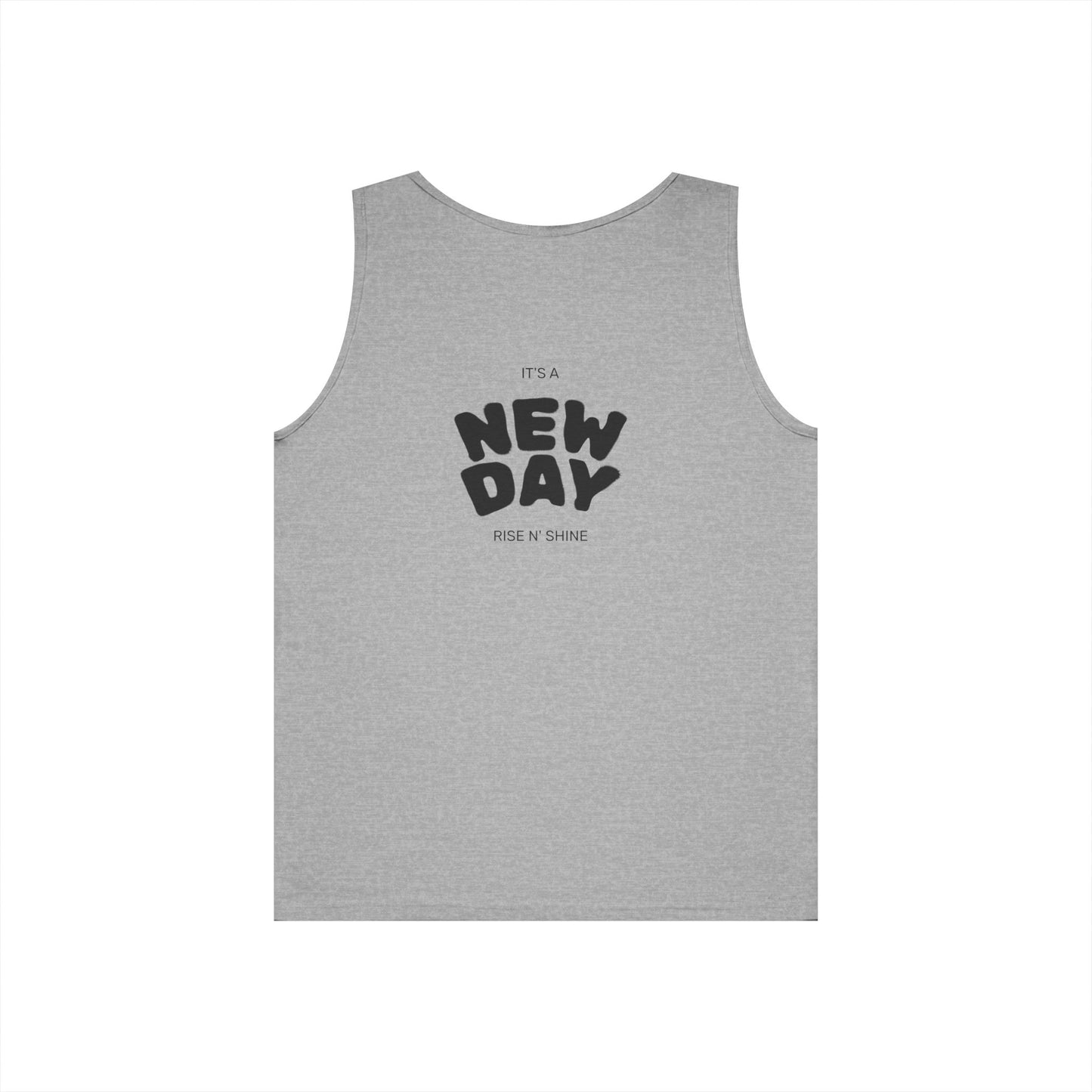 Unisex Heavy Cotton Tank Top with Inspirational Designs, Perfect for Summer, Festivals, Gifts, Gym Wear, Unisex Apparel