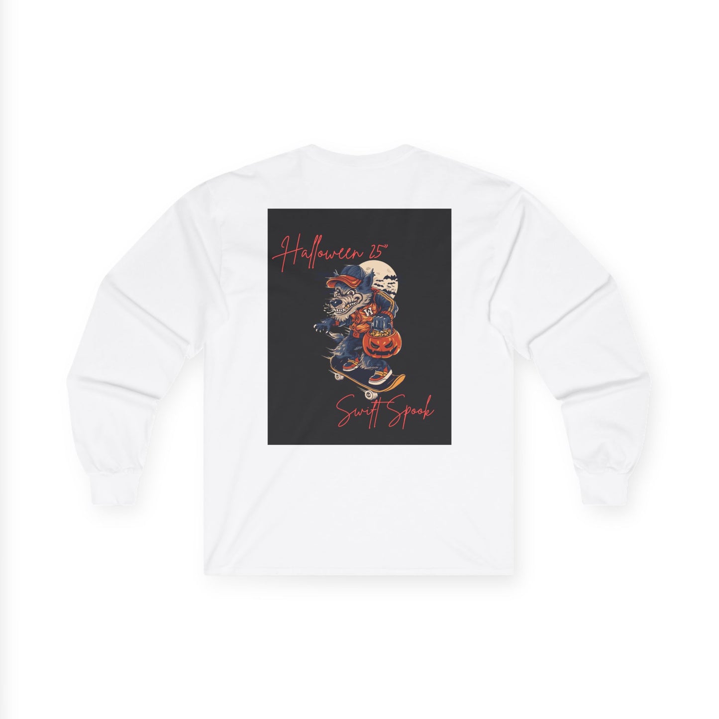 Halloween Spirit Unisex Long Sleeve Tee, Spooky Vibes Shirt, Fall Fashion, Costume Party Top, Festive Halloween Apparel