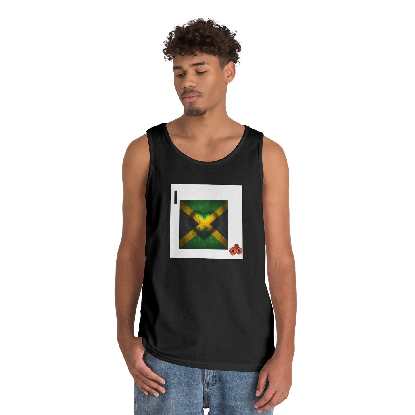 Unisex Heavy Cotton Tank Top with Inspirational Designs, Perfect for Summer, Festivals, Gifts, Gym Wear, Unisex Apparel