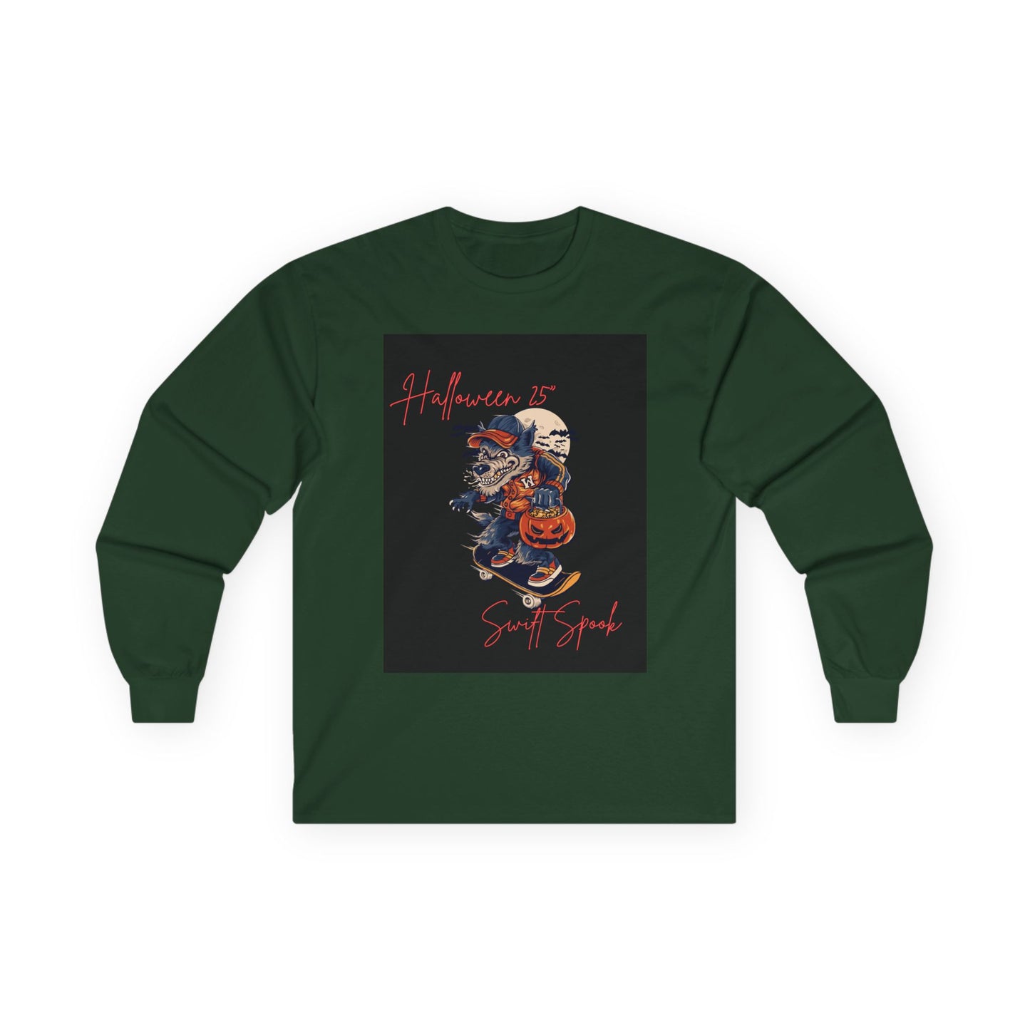 Halloween Spirit Unisex Long Sleeve Tee, Spooky Vibes Shirt, Fall Fashion, Costume Party Top, Festive Halloween Apparel