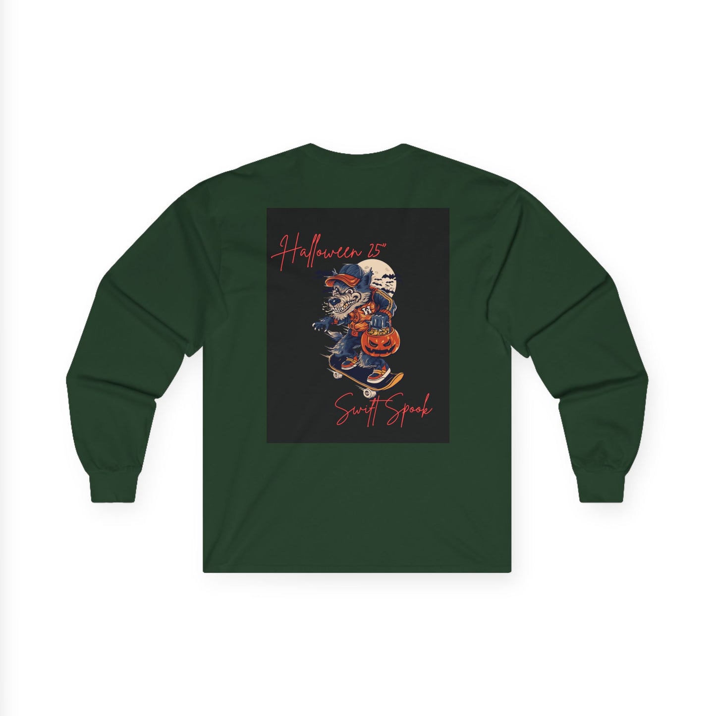 Halloween Spirit Unisex Long Sleeve Tee, Spooky Vibes Shirt, Fall Fashion, Costume Party Top, Festive Halloween Apparel