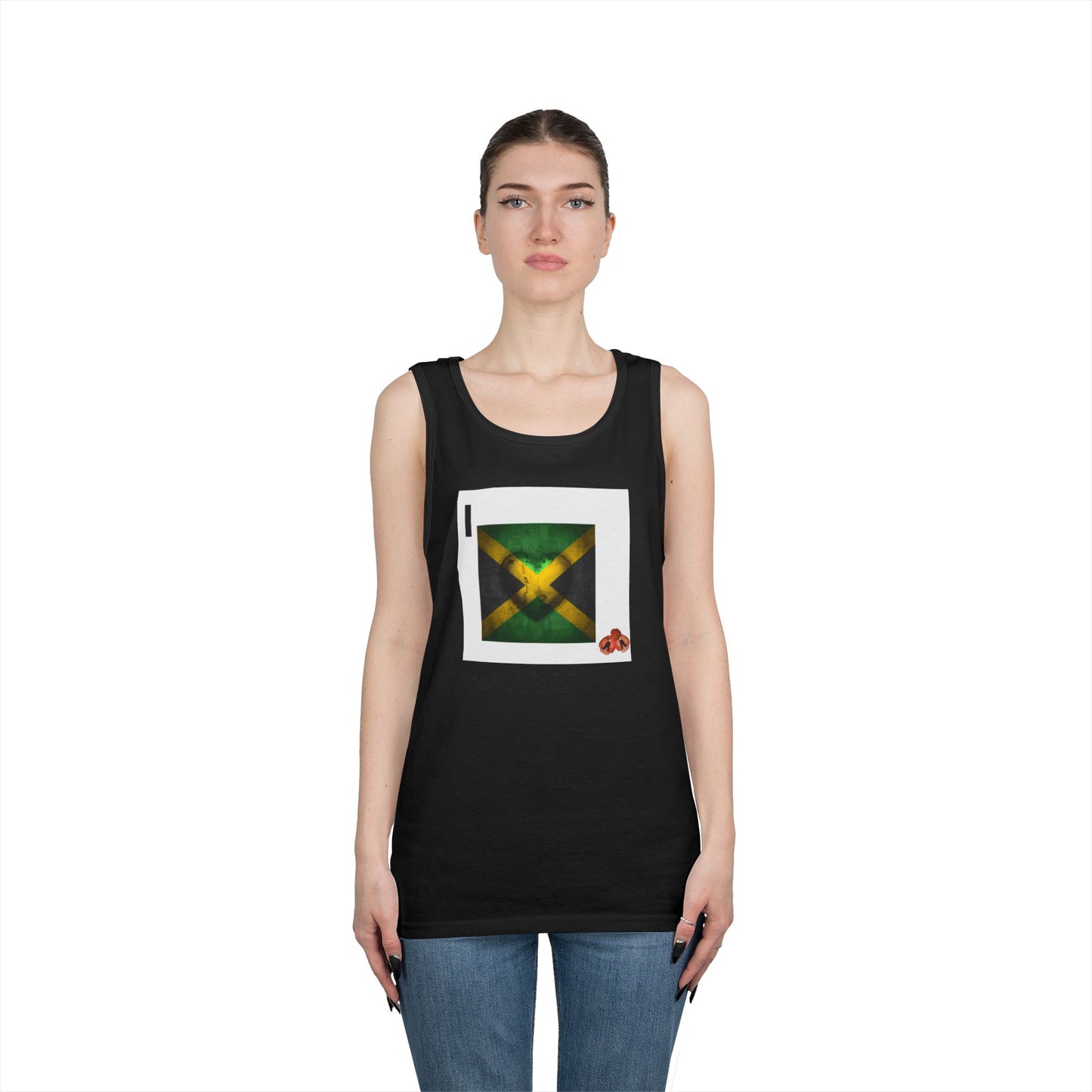 Unisex Heavy Cotton Tank Top with Inspirational Designs, Perfect for Summer, Festivals, Gifts, Gym Wear, Unisex Apparel