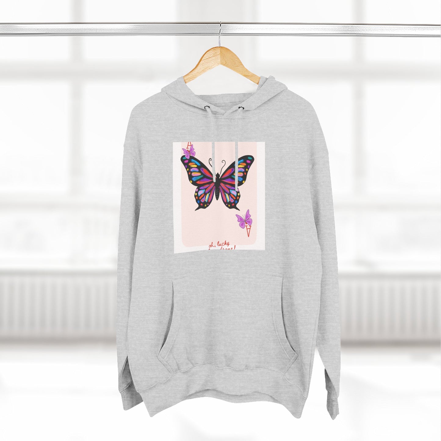 Butterfly Bliss Fleece Hoodie - Artistic Butterfly Design, Cozy Layer, Gift for Her, Eco-friendly Sweatshirt, Nature Lover, [...]