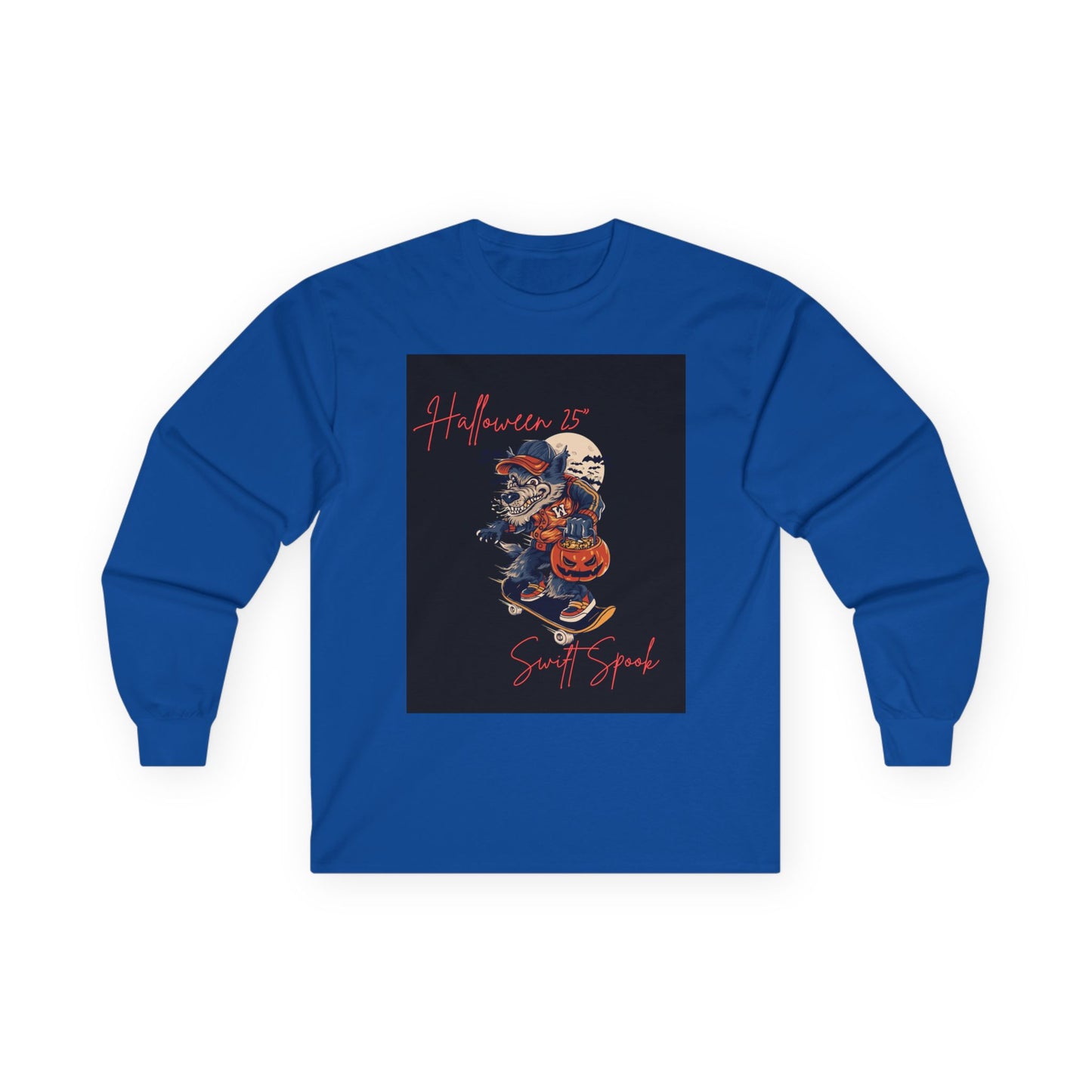 Halloween Spirit Unisex Long Sleeve Tee, Spooky Vibes Shirt, Fall Fashion, Costume Party Top, Festive Halloween Apparel