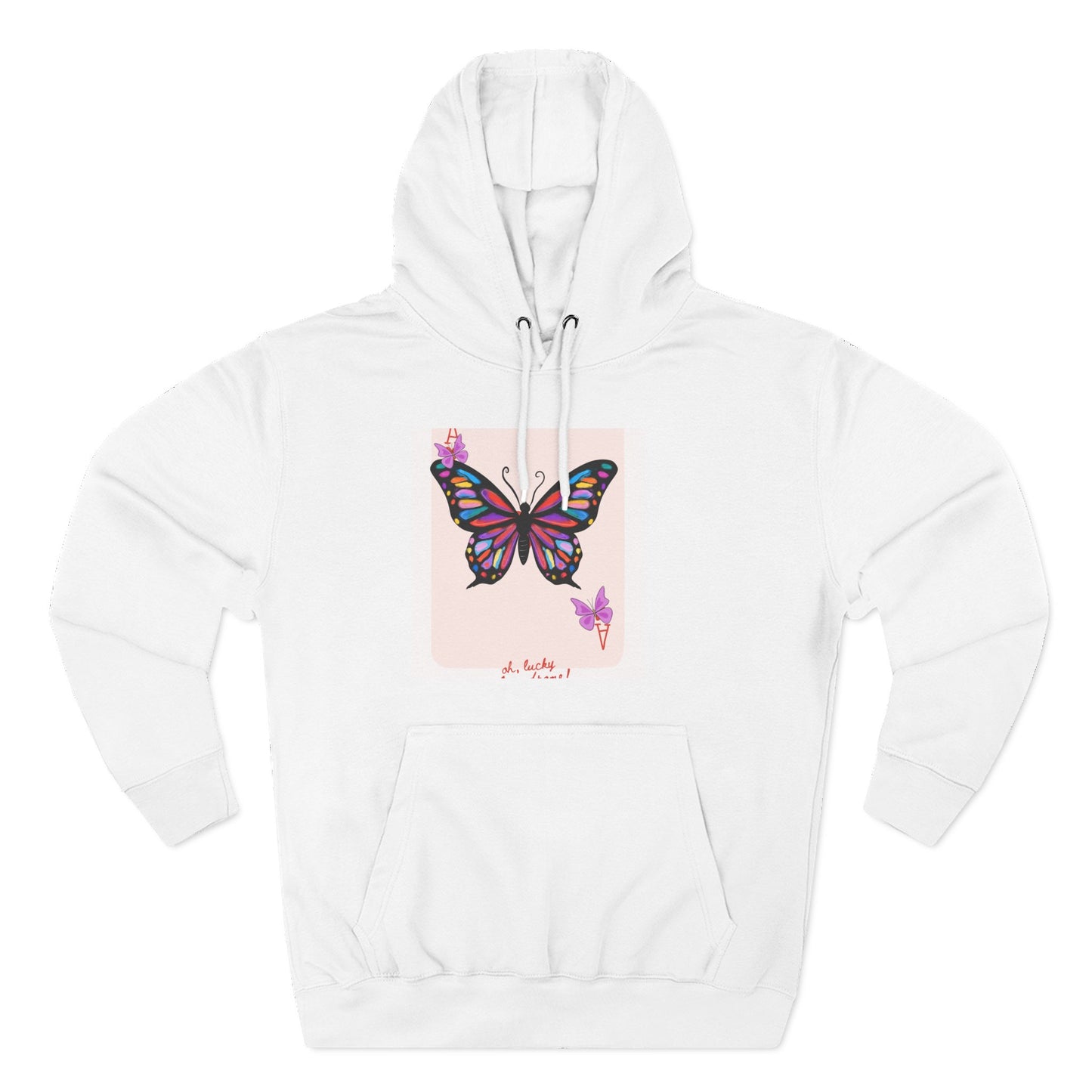 Butterfly Bliss Fleece Hoodie - Artistic Butterfly Design, Cozy Layer, Gift for Her, Eco-friendly Sweatshirt, Nature Lover, [...]