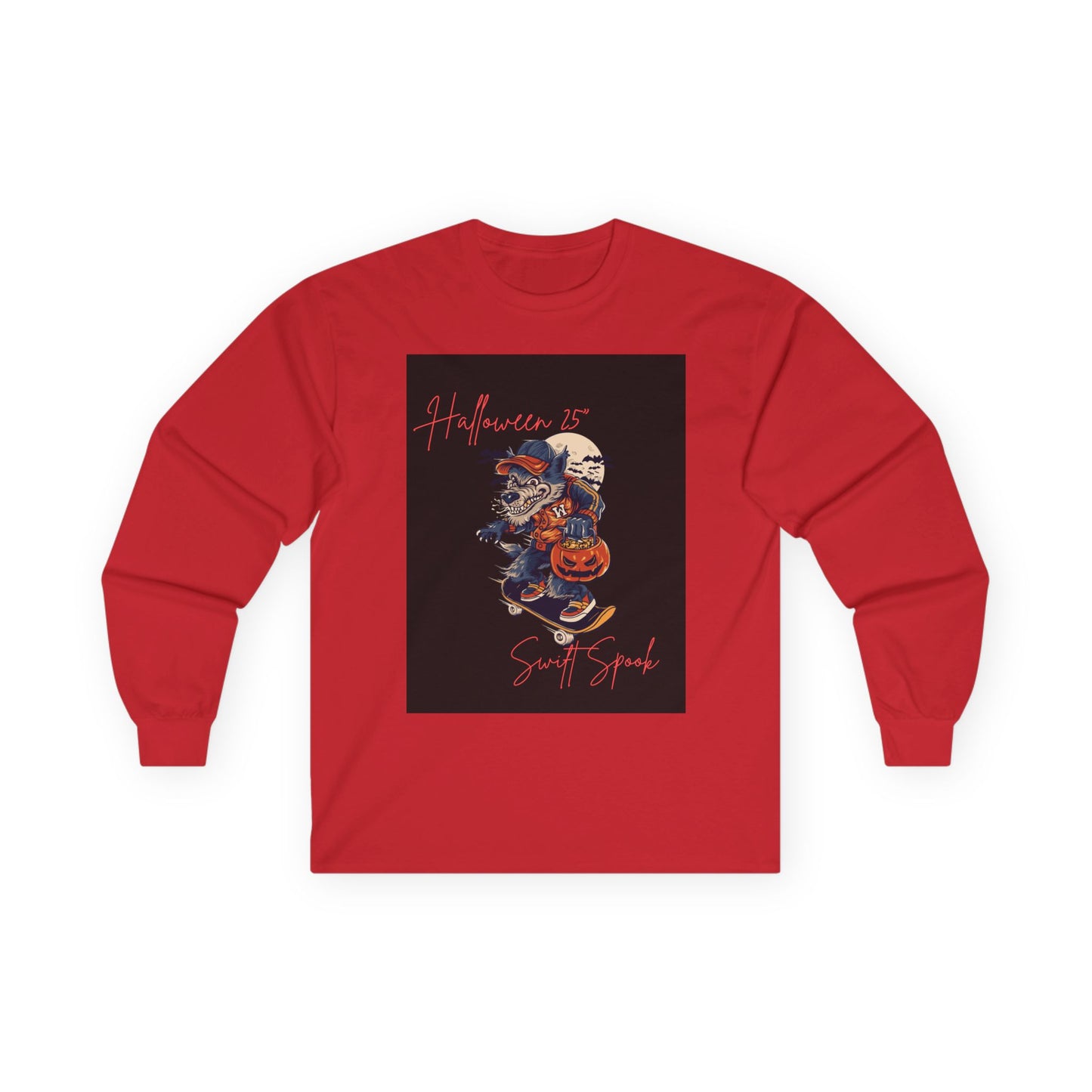 Halloween Spirit Unisex Long Sleeve Tee, Spooky Vibes Shirt, Fall Fashion, Costume Party Top, Festive Halloween Apparel