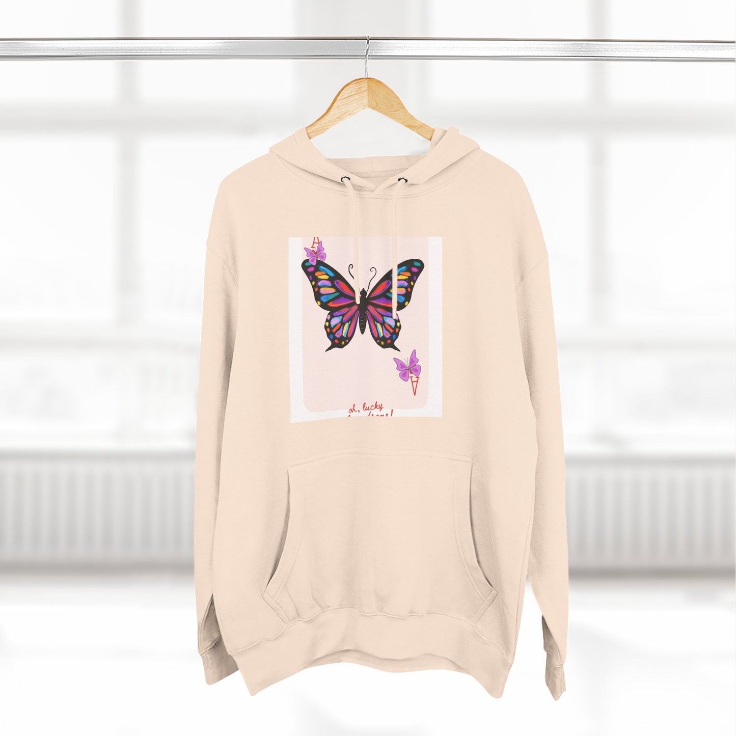 Butterfly Bliss Fleece Hoodie - Artistic Butterfly Design, Cozy Layer, Gift for Her, Eco-friendly Sweatshirt, Nature Lover, [...]