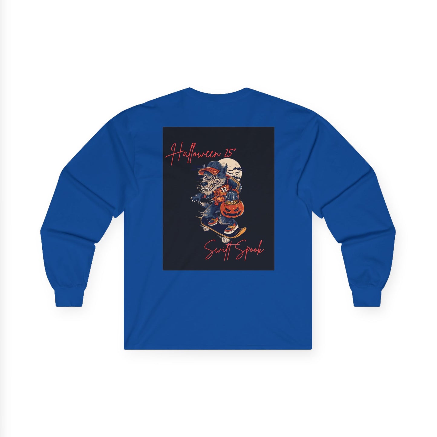 Halloween Spirit Unisex Long Sleeve Tee, Spooky Vibes Shirt, Fall Fashion, Costume Party Top, Festive Halloween Apparel